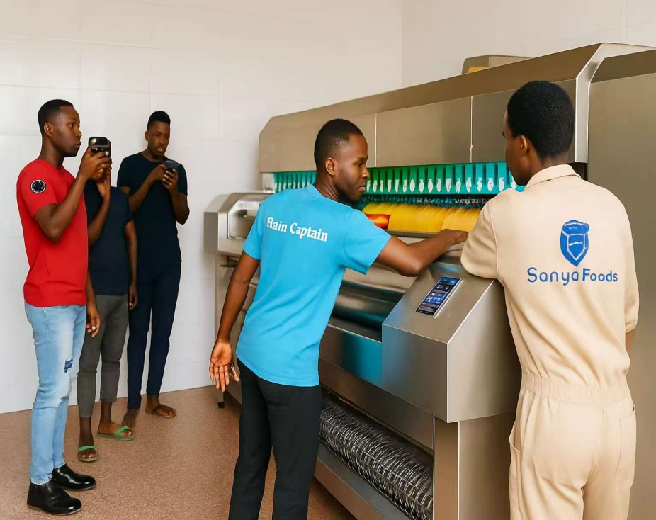 Projeto inicial de limpeza de carpetes no Quênia