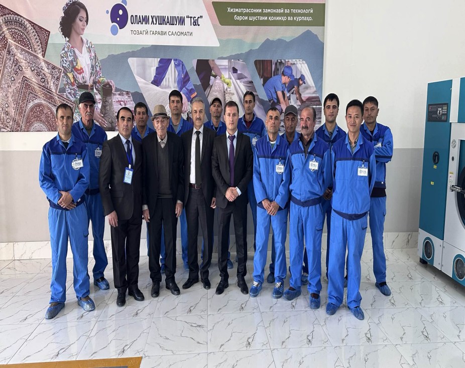 Projeto de lavanderia comercial no Tadjiquistão