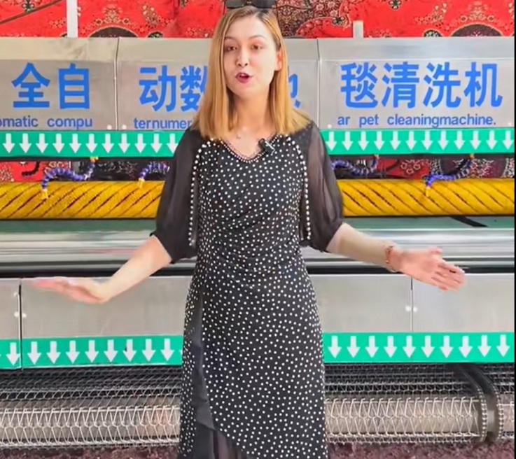 Projeto de fábrica de limpeza de carpetes no Cazaquistão